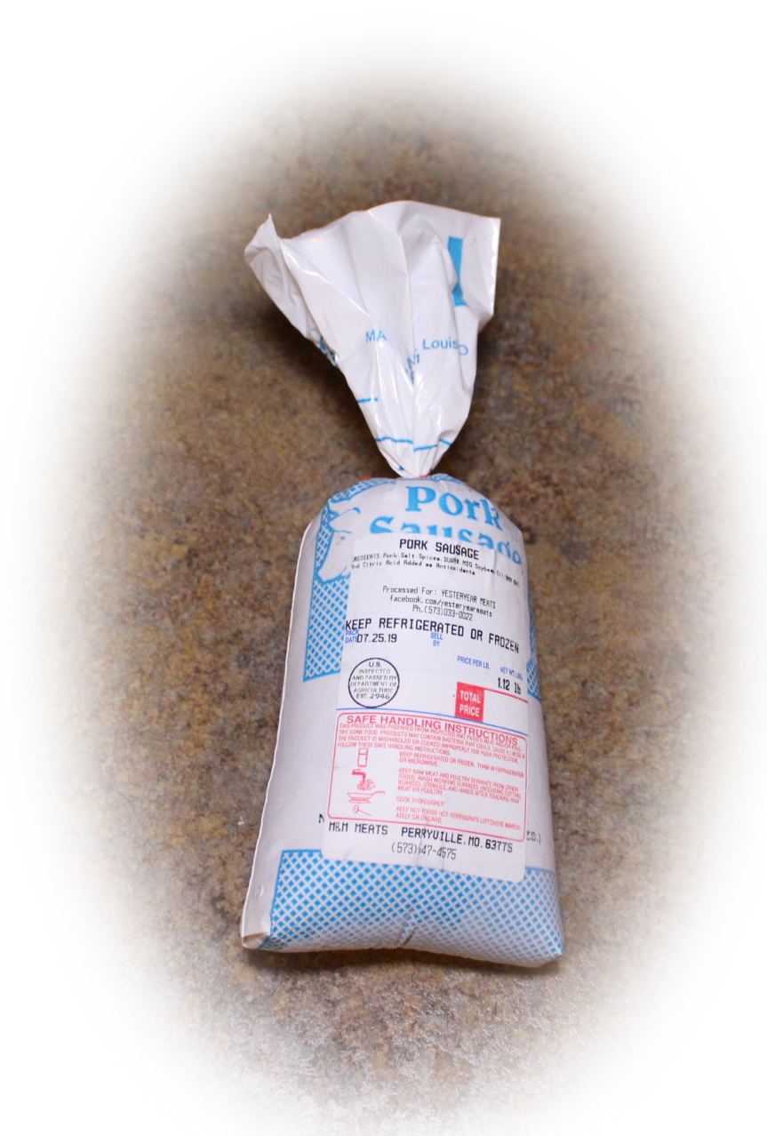 sausage packaged cooked